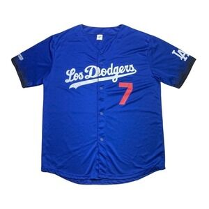 LA Los Angeles Dodgers x Urias promo baseball jersey 7